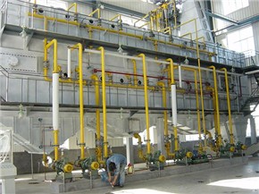 Rice bran oil extraction production line